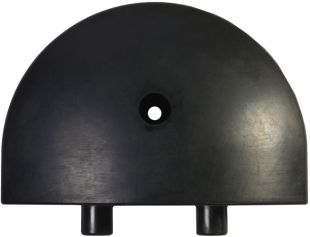 Próg podrzutowy LONG | gumowy, 5,6 cm, drogowy, czarny